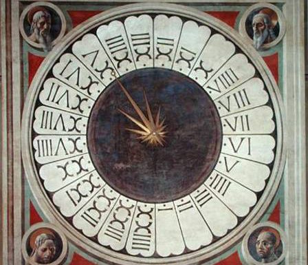 ALG181541 Canonical clock with the heads of four prophets, completed 1443 (fresco) by Uccello, Paolo (1397-1475)
fresco
470x470
Duomo, Florence, Italy
Alinari
Italian, out of copyright